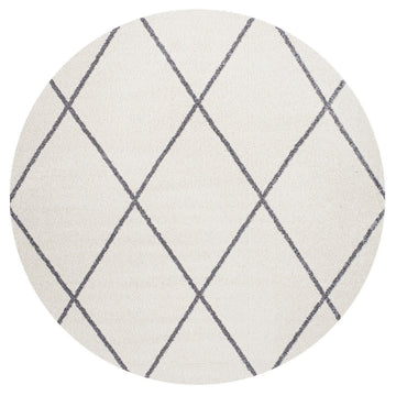 Cole Minimalist Diamond Trellis Area Rug